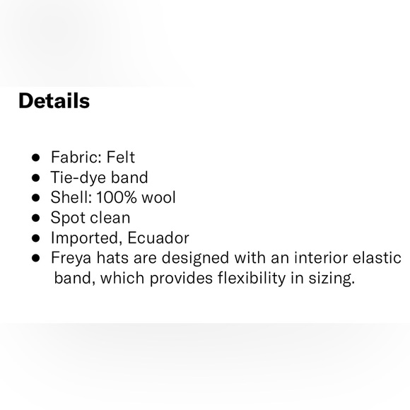 Freya Navy Hat (S) - Picture 5 of 5